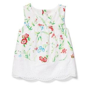 Janie and Jack Floral Print Top